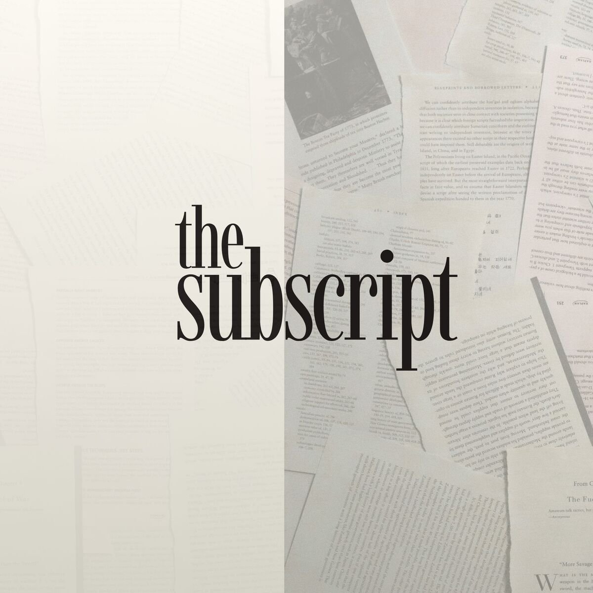 The Subscript