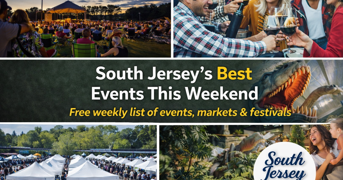 South Jersey, your weekend awaits 🎟️ (Oct 3rd -5th)