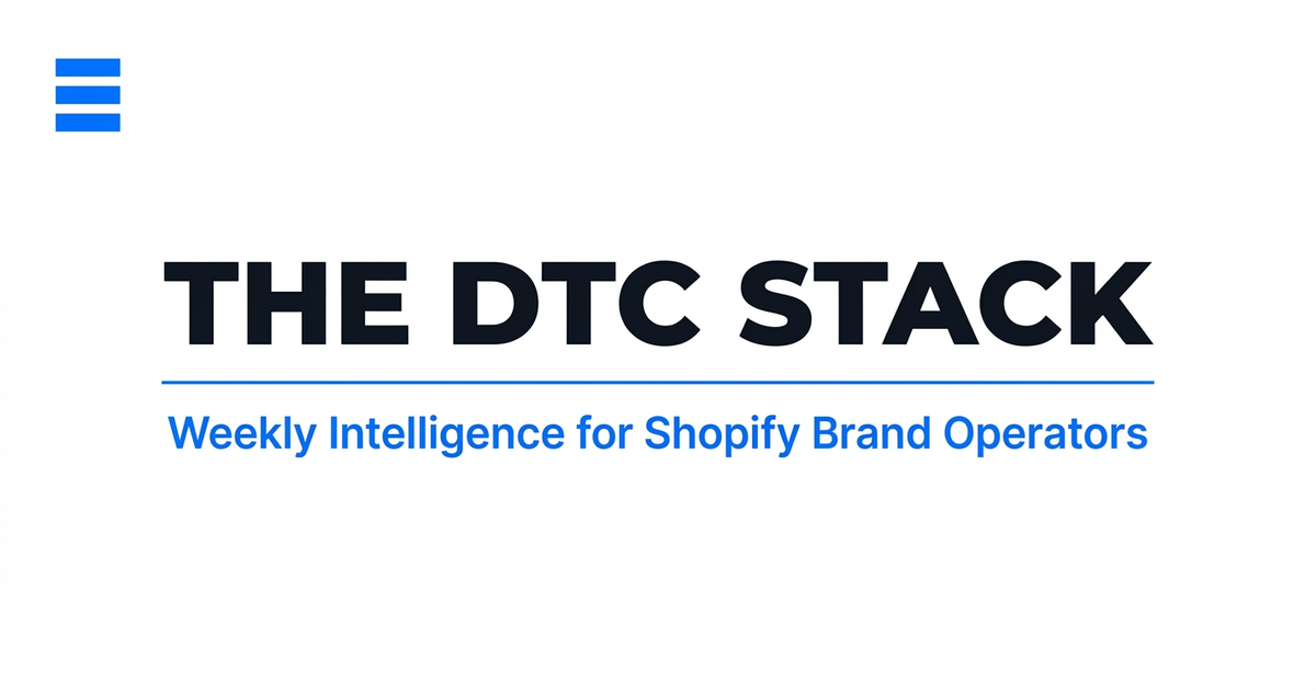The DTC Stack — April 8, 2026
