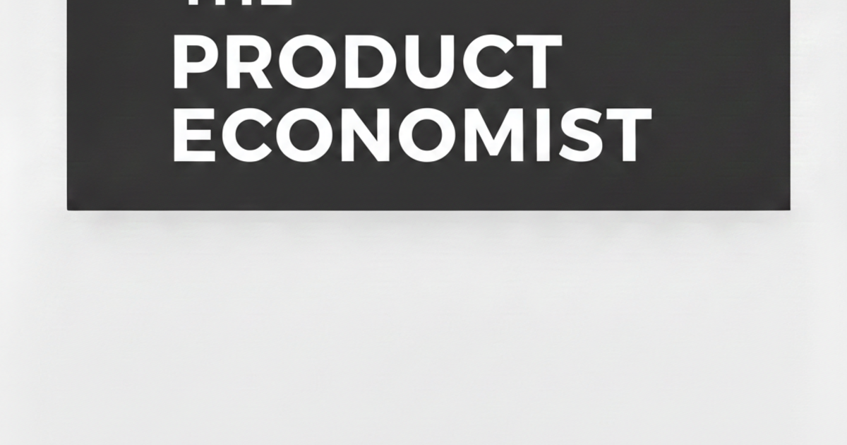 What a Product Economist Actually Does