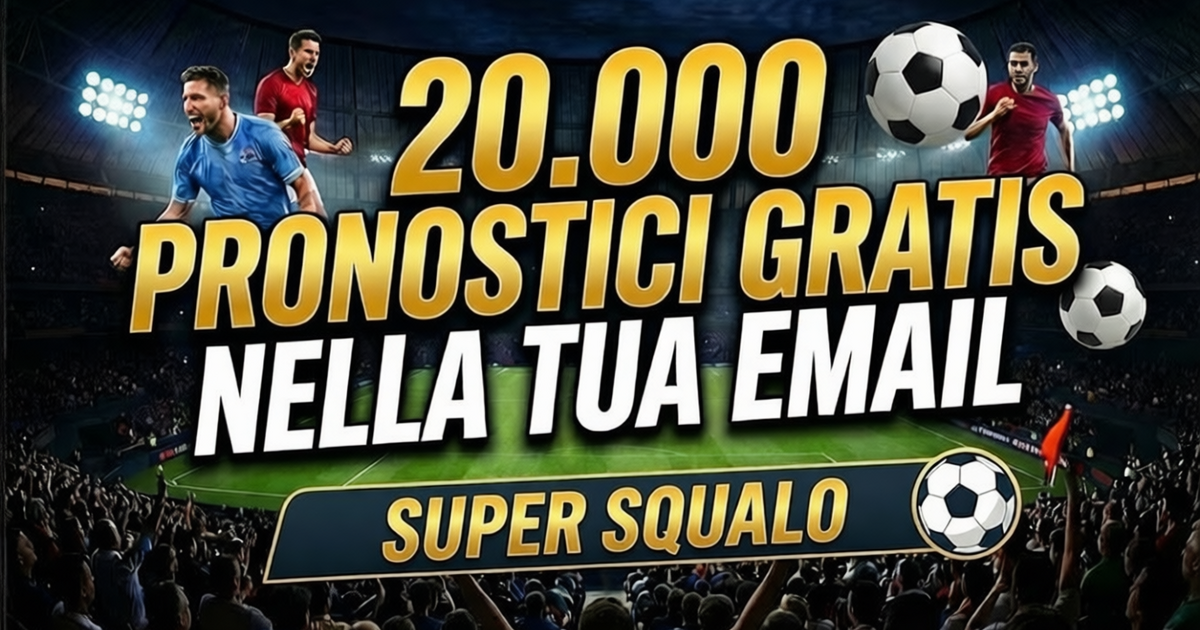Pronostici calcio 23 GENNAIO 2023