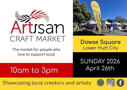 Artisan Craft Market - Lower Hutt at Dowse Square