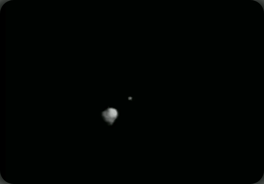 DART's final transmissions, sped up. Images from NASA, editing by Payload.