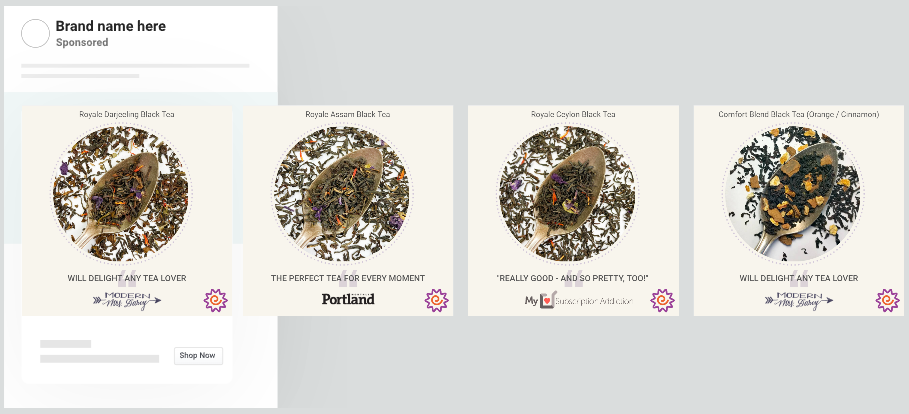 Branded Catalog with PR to showcase a tea brand's products
