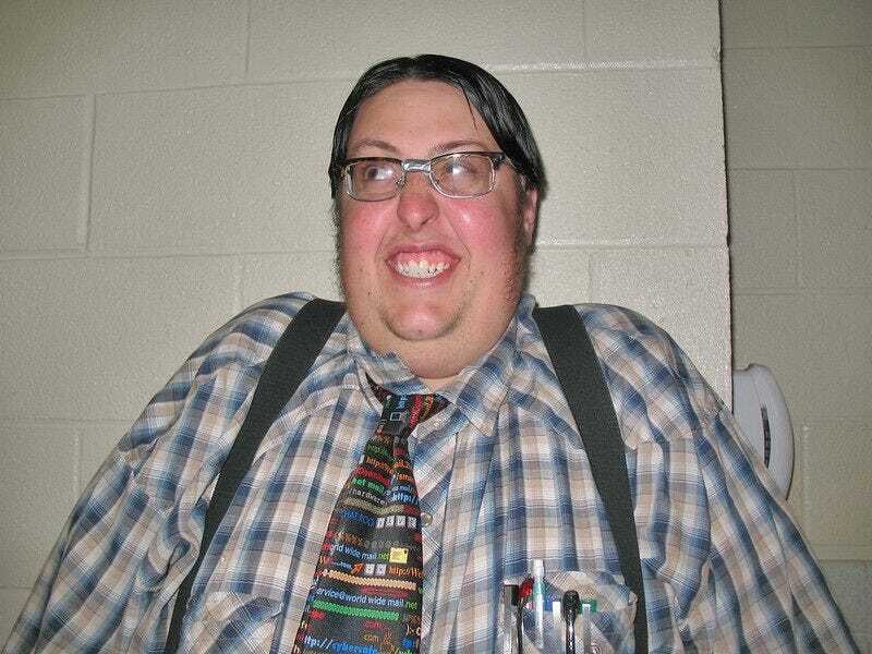 Great nerd costume example.