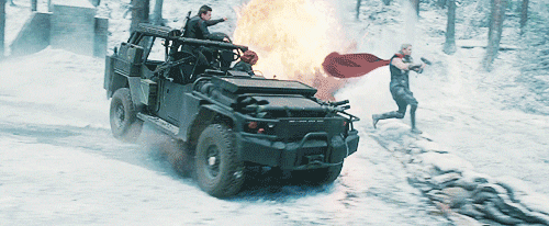 Gif of all Avengers from Age of Ultron.
