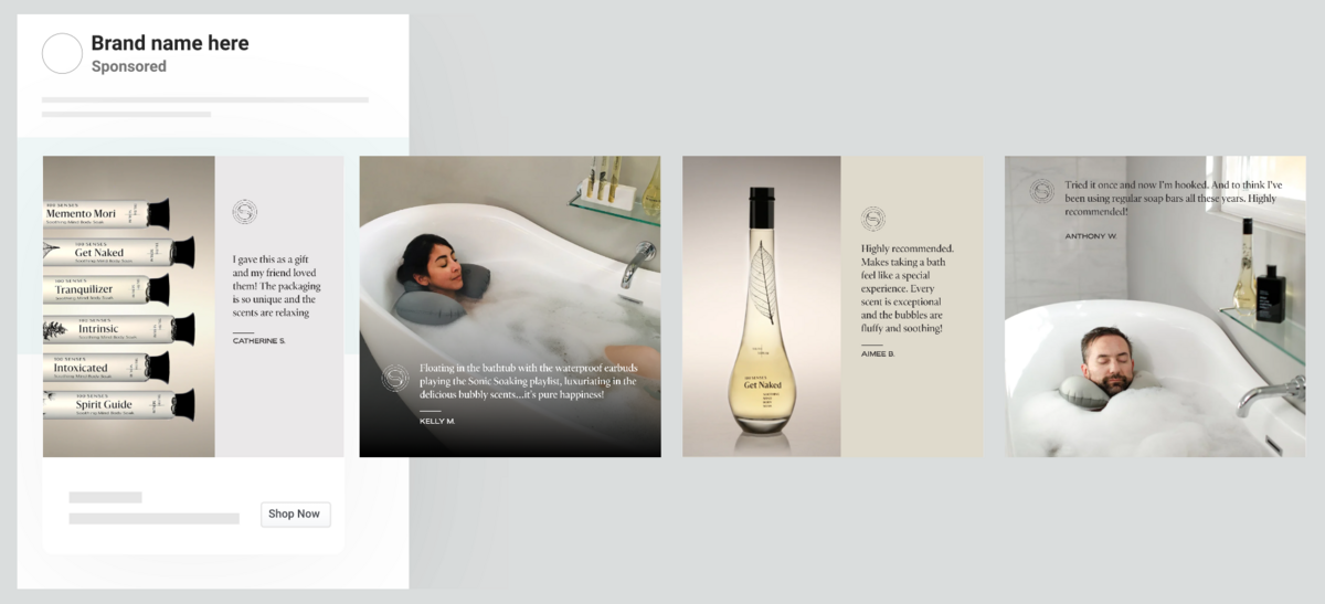 Custom Branded Catalog design for 100 senses