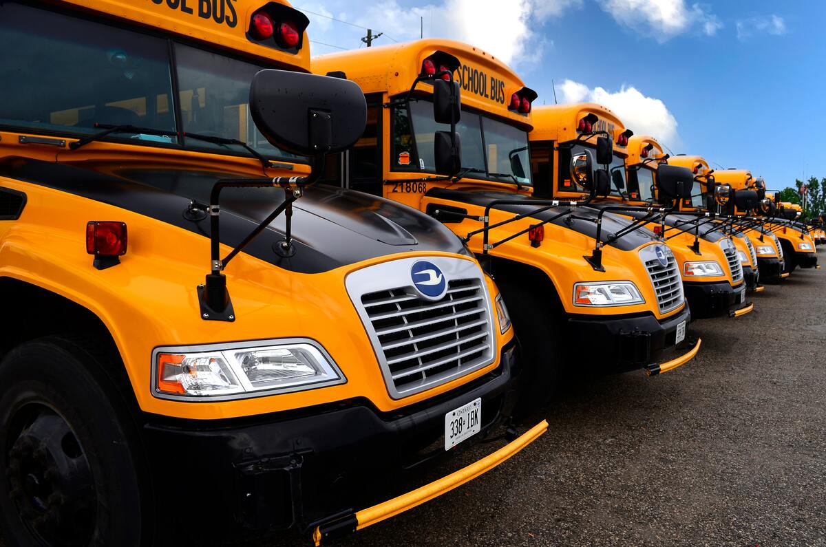 Electric school buses
