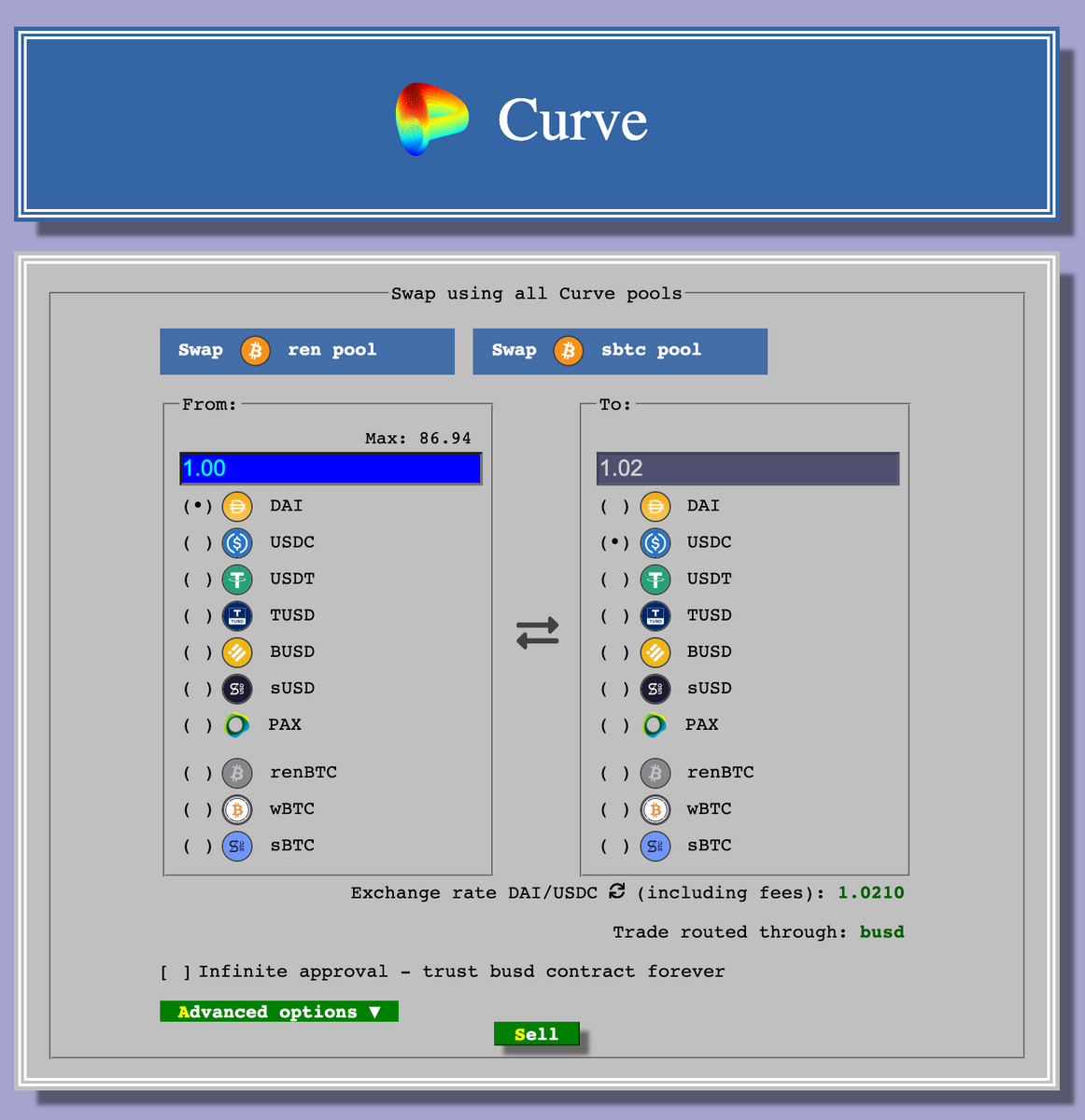 Curve UI