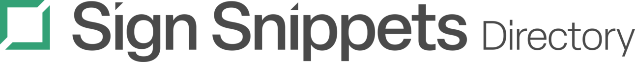 Sign Snippets Directory Logo