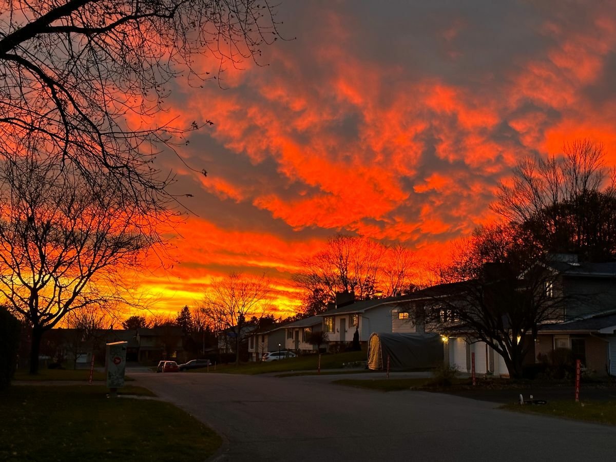 A lovely sunset
