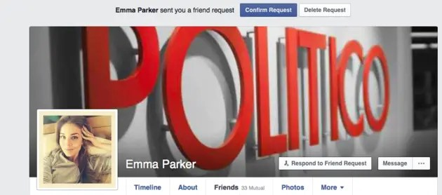 Falsa reportera logra sumar a importantes periodistas a su Facebook