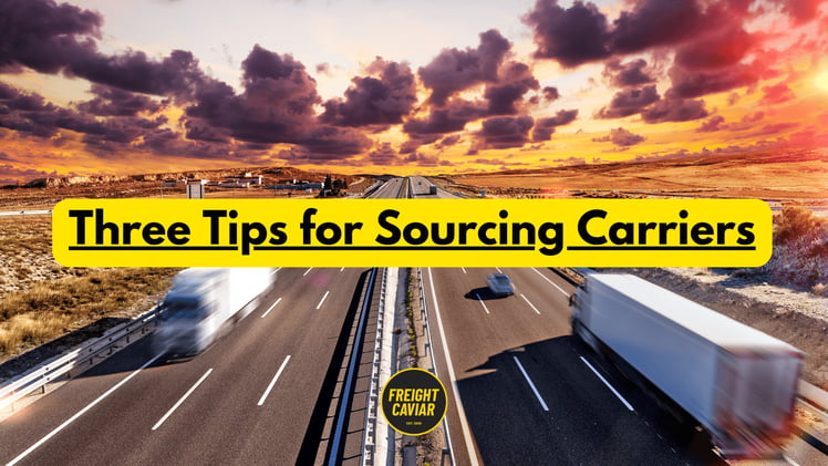🎣 Three Tips for Sourcing Carriers