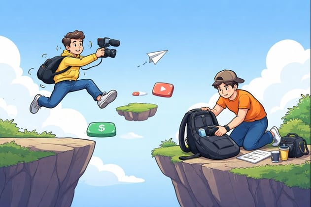 🦅 Jump or Prepare? Two Paths to Going Full-Time Creator