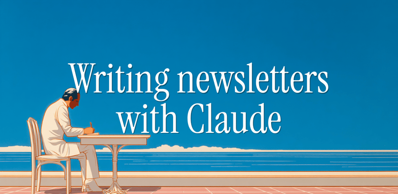 Use Claude to write great newsletters (fast)