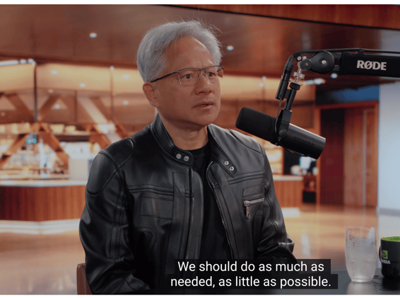 Do As Much As Needed, As Little As Possible - A CEO Masterclass By Jensen Huang