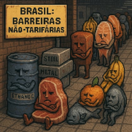 Brasil: 86% das importações enfrentam barreiras