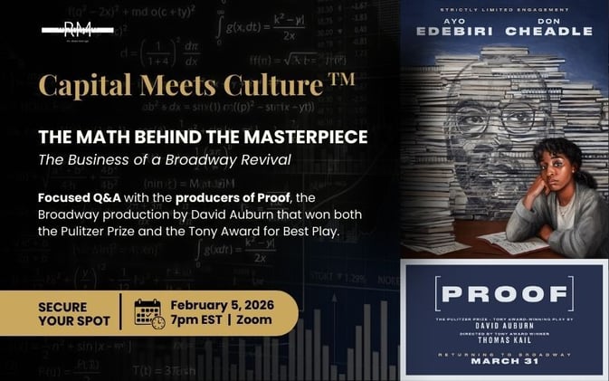 [The RainMakers Collective] Starting in 1 Hour: The Business of Broadway