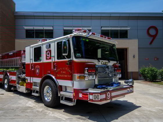 📘Cary's FIRST Electric Firetruck Makes Way!