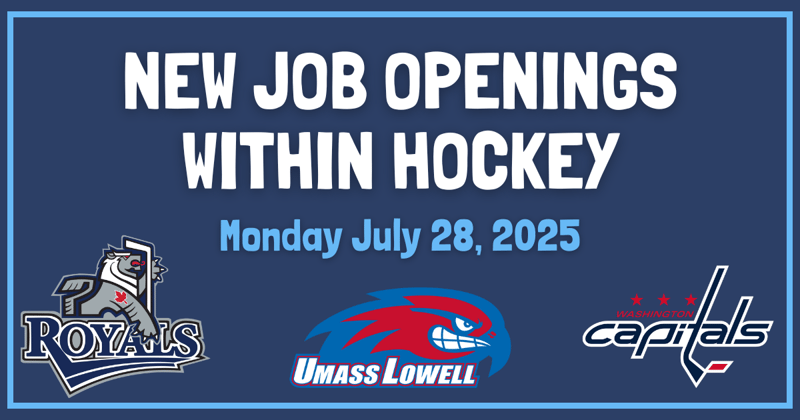 101 New Hockey Jobs - Monday July 28th 🏒