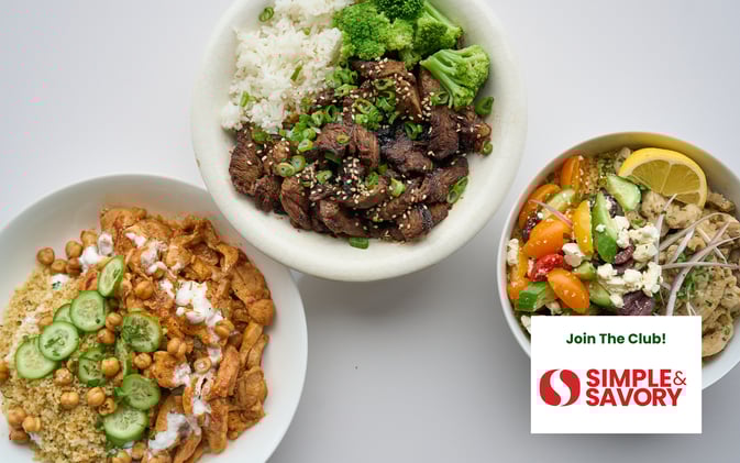 Simple & Savory: Shop Once, Eat Three Ways: Freezer Bowl Bases