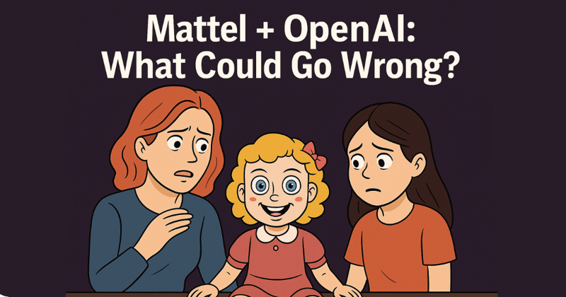 Mattel + OpenAI? Child Advocates Are Furious