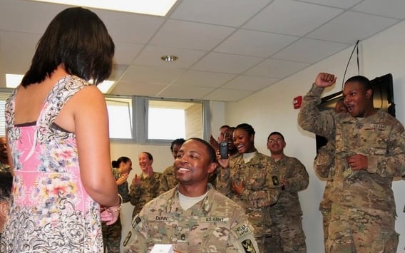 Does he love you or is he just trying to leave the barracks?