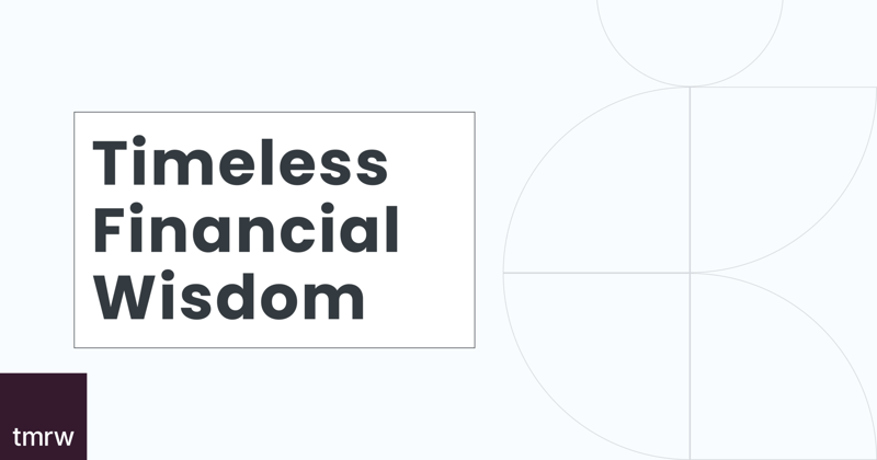 Timeless Financial Wisdom