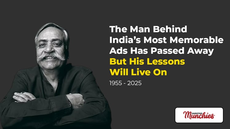 The Man Behind India’s Most Memorable Ads Has Passed Away But His Lessons Will Live On