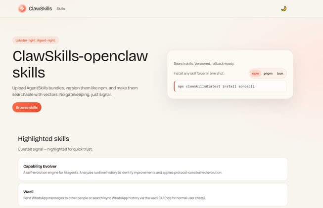 🦞OpenClaw: 5,500+ pre-built AI agent skills, Your MVP in 2 weeks for $15/hr, AND AI Users Complaint Analyzer