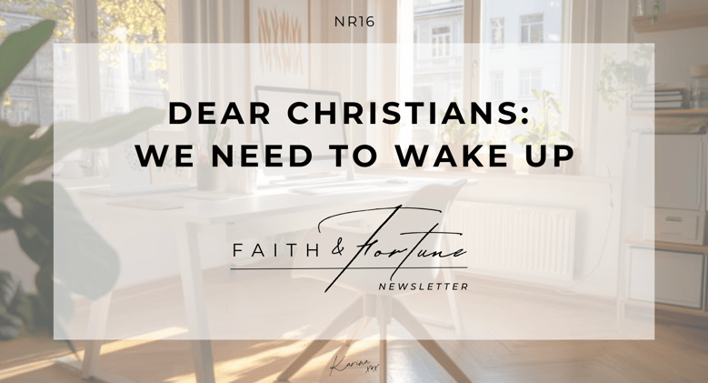 Dear Christians: We Need To Wake Up