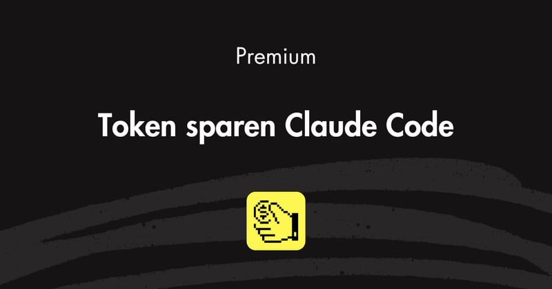 Token sparen Claude Code
