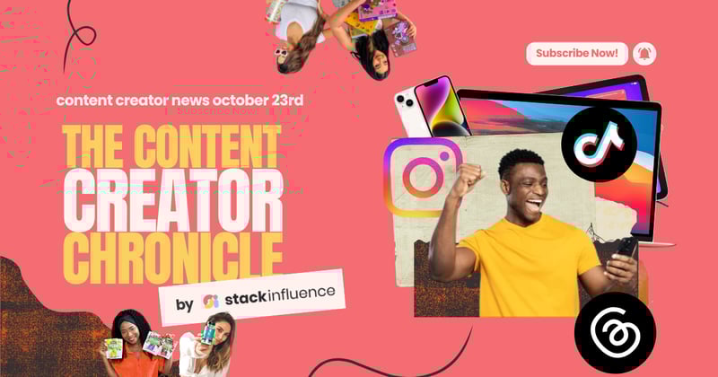 content creator news - october 23rd