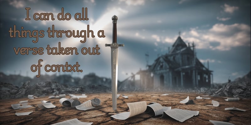 When Scripture Becomes a Sword Instead of a Table