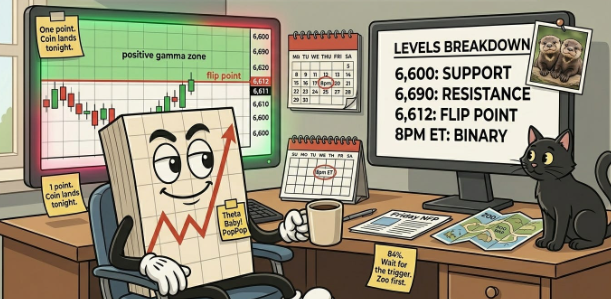 Deadline Night. Flat As A Pancake.    SPX Market Analysis 4-7-26