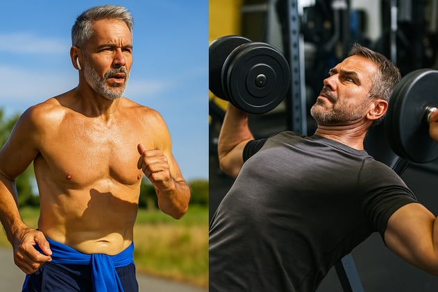 Why Dads Over 40 Should Prioritize Strength Over Cardio