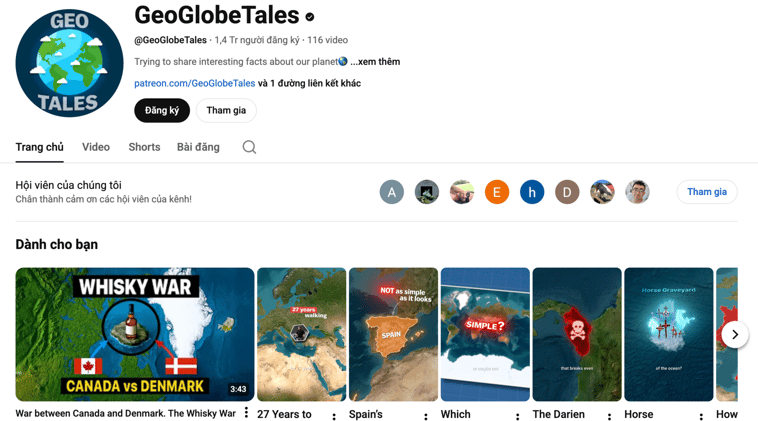 Hướng dẫn làm video “Địa Lý” - Một ngách hay để kiếm tiền với Với AI - Geography Niches.