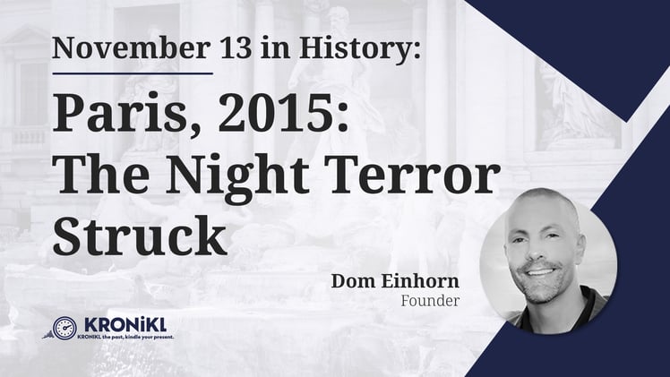 Paris, 2015: The Night Terror Struck