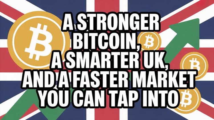 A Stronger Bitcoin, a Smarter UK, and a Faster Market You Can Tap Into