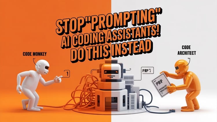 ποΈ Stop "Prompting" AI Coding Assistants! Do THIS Instead