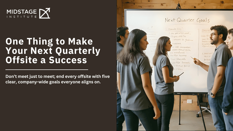 Three Steps to a Successful Quarterly Offsite