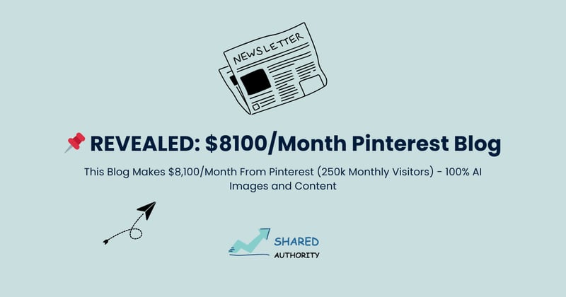 📌 REVEALED: $8100/Month Pinterest Blog