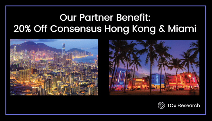 Our Partner Benefit: 20% Off Consensus Hong Kong & Miami