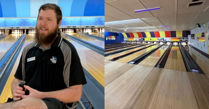 WATCH: Luke Shalley's bowling alley