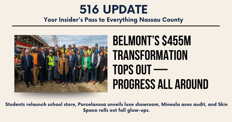 š Belmontās $455M Transformation Tops Out ā Progress All Around