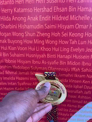 "Strong legs, Strong heart, Strong mind."