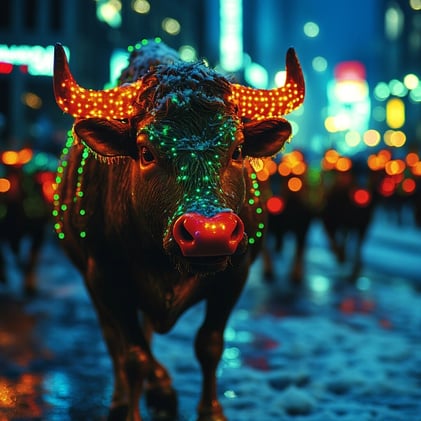 The Santa Rally, Magnificent Seven, and One Nation Under Stock