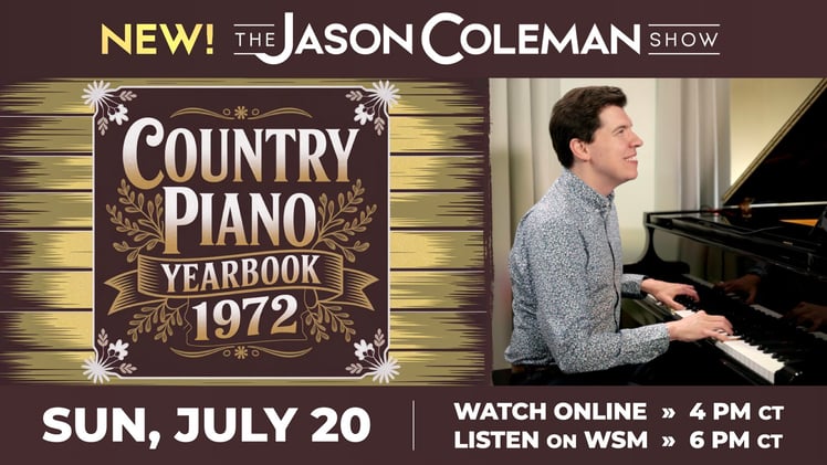Don't miss today's new show! 🎹 Country Piano Yearbook 1972