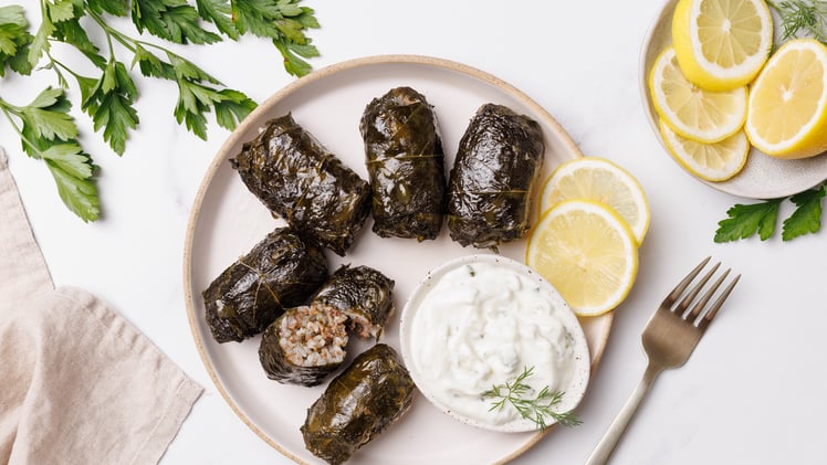 A Taste of Home: Stuffed Grape Leaves