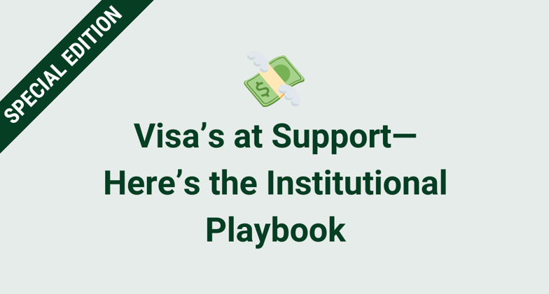 💸 Visa’s at Support—Here’s the Institutional Playbook